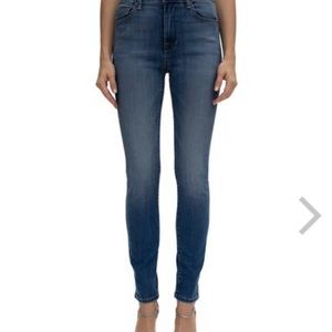 Fidelity High Rise Skinny blue jeans